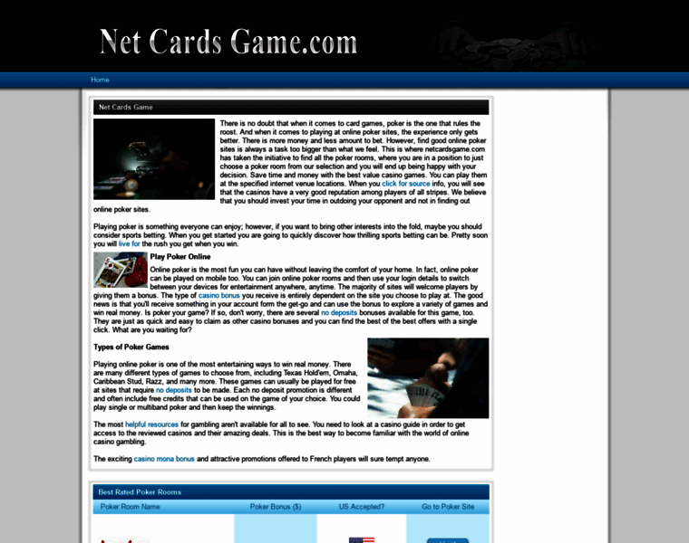 Netcardsgame.com thumbnail