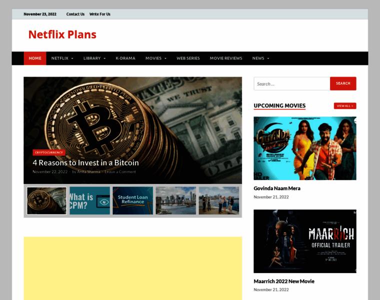 Netflixplans.com thumbnail