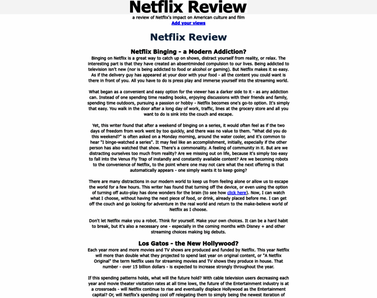 Netflixreview.com thumbnail