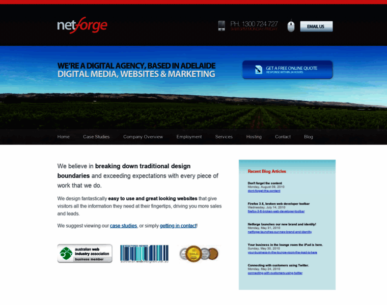 Netforge.com.au thumbnail