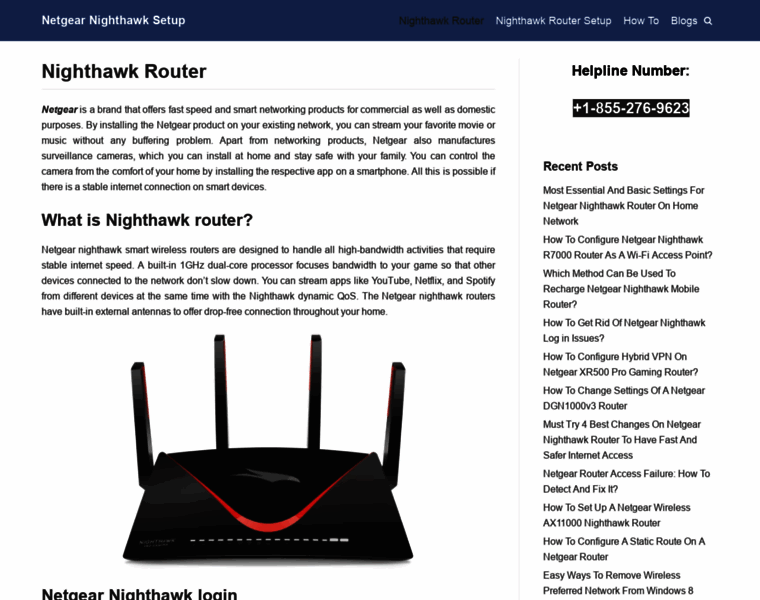 Netgearnighthawksetup.com thumbnail