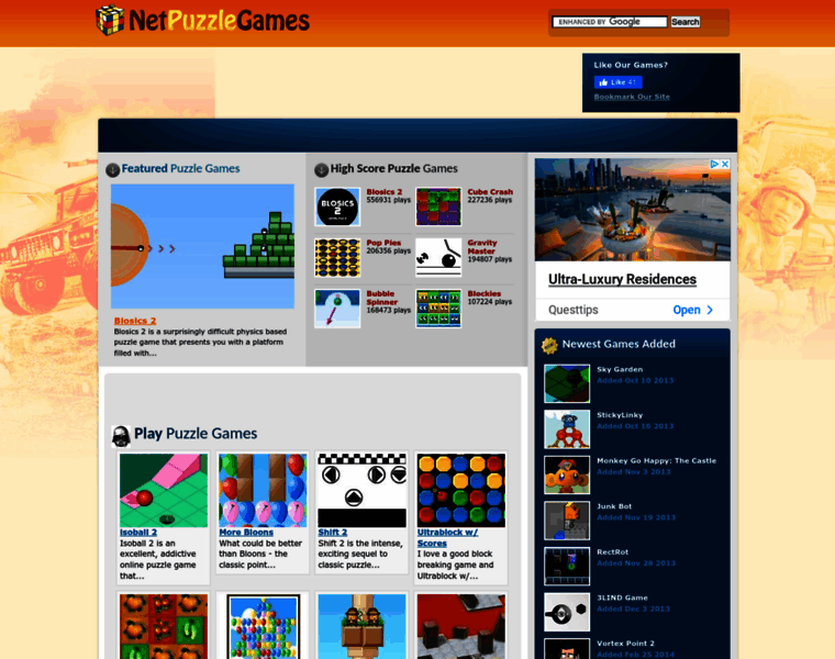 Netpuzzlegames.com thumbnail