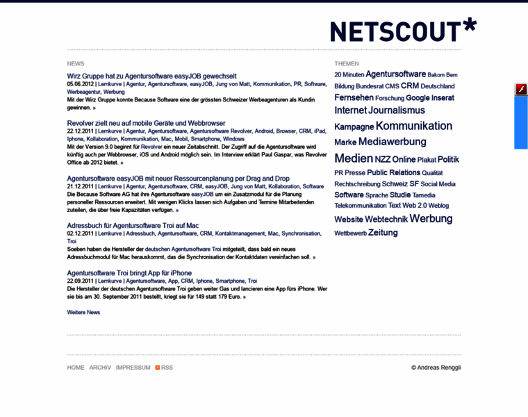 Netscout.ch thumbnail