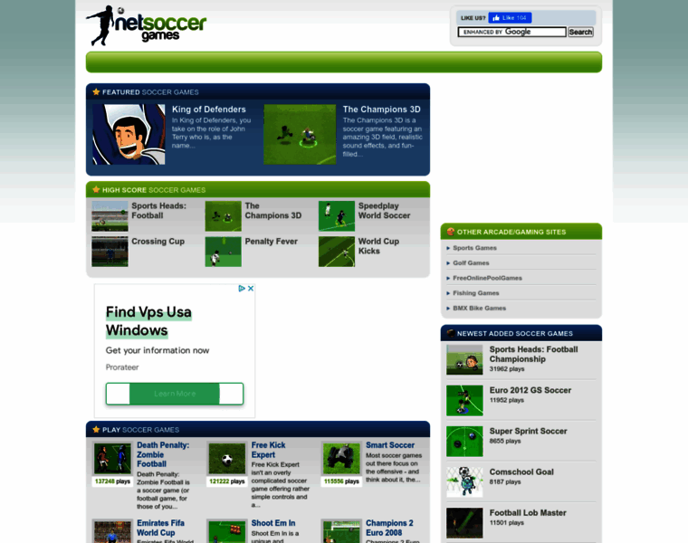 Netsoccergames.com thumbnail