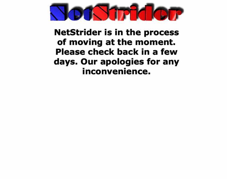 Netstrider.com thumbnail
