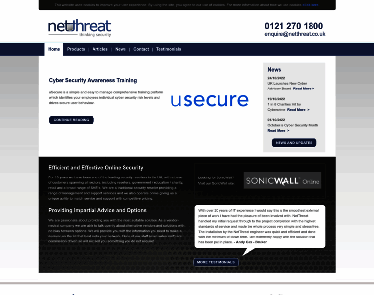 Netthreat.co.uk thumbnail