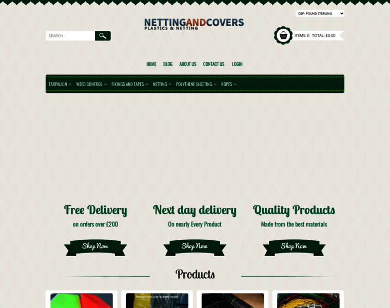 Nettingandcovers.co.uk thumbnail