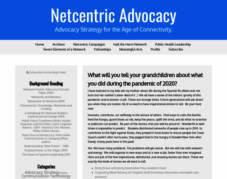Network-centricadvocacy.net thumbnail