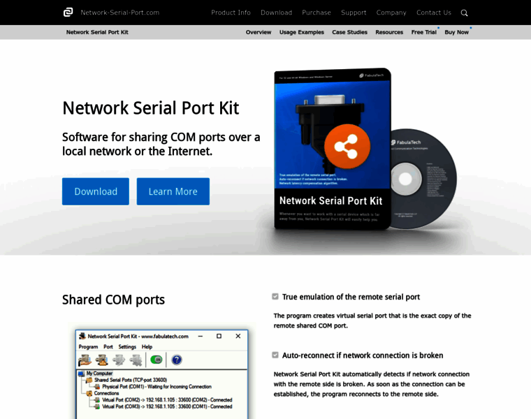 Network-serial-port.com thumbnail