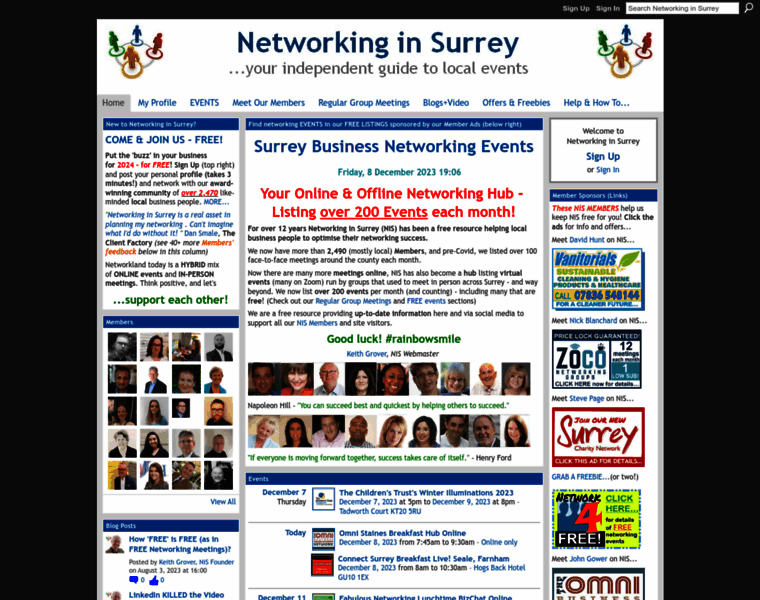 Networkinginsurrey.co.uk thumbnail