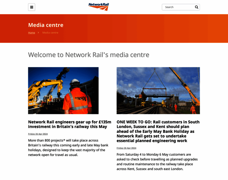 Networkrailmediacentre.co.uk thumbnail