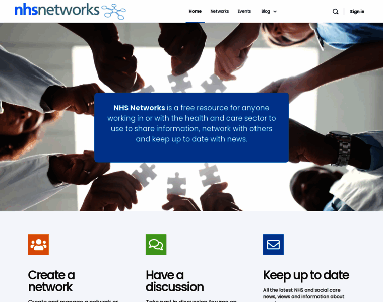 Networks.nhs.uk thumbnail