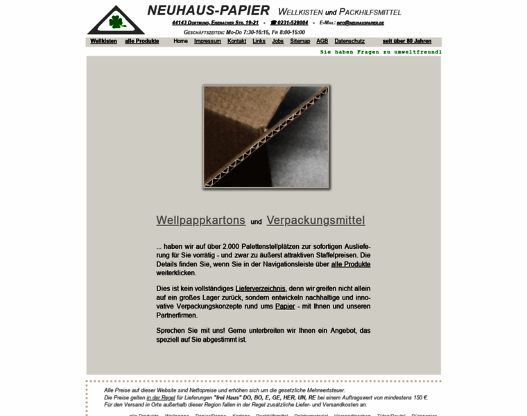 Neuhaus-papier.de thumbnail