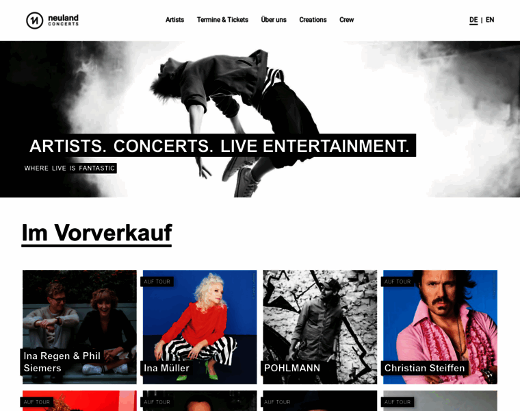 Neuland-concerts.com thumbnail