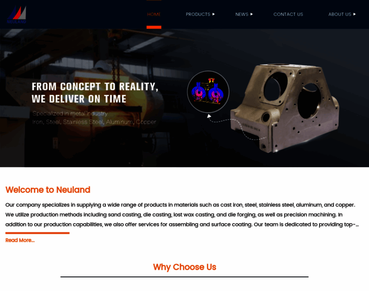 Neuland-metal.com thumbnail