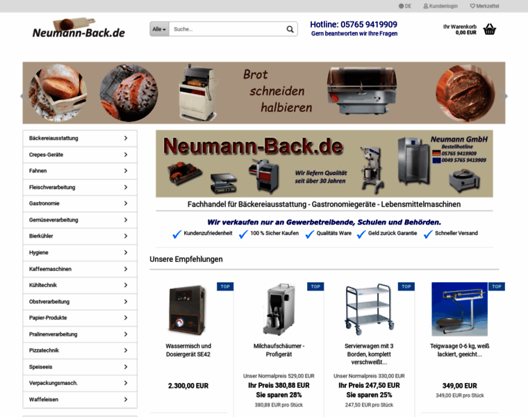 Neumann-back.de thumbnail