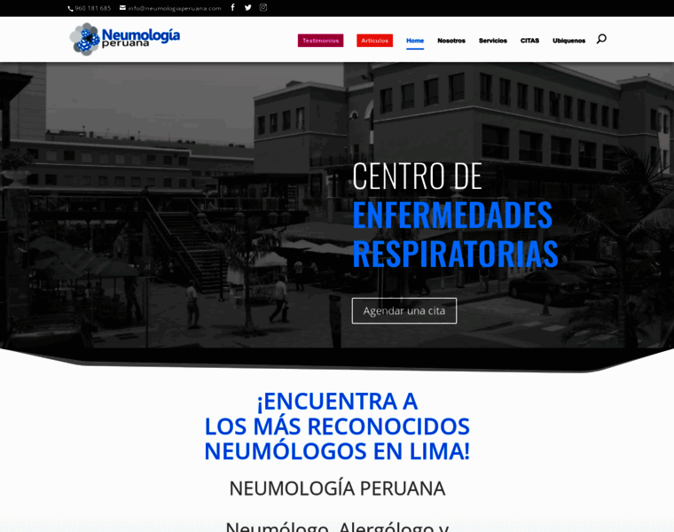 Neumologiaperuana.com thumbnail