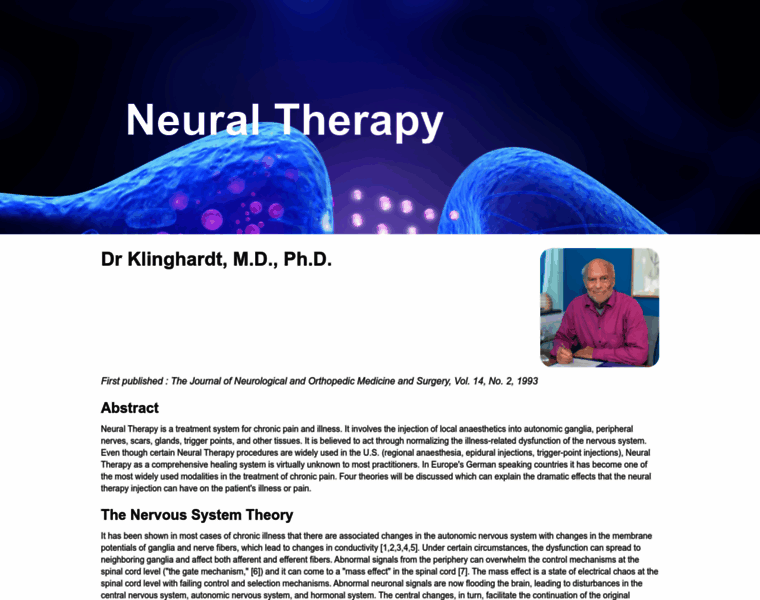 Neuraltherapy.com thumbnail Neuraltherapy.com thumbnail