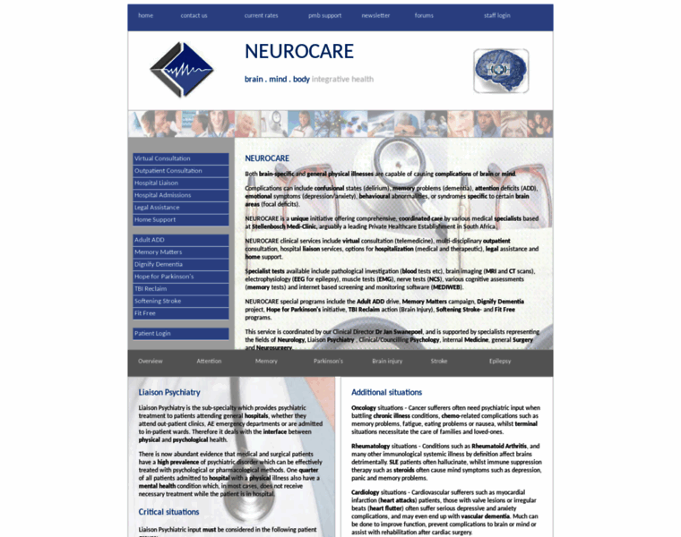 Neurocare.co.za thumbnail