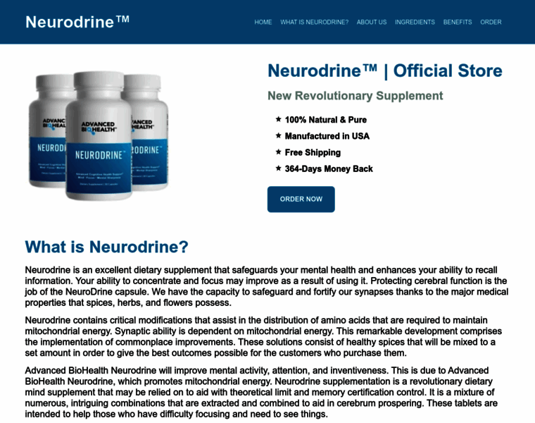 Neurodrine-com.com thumbnail