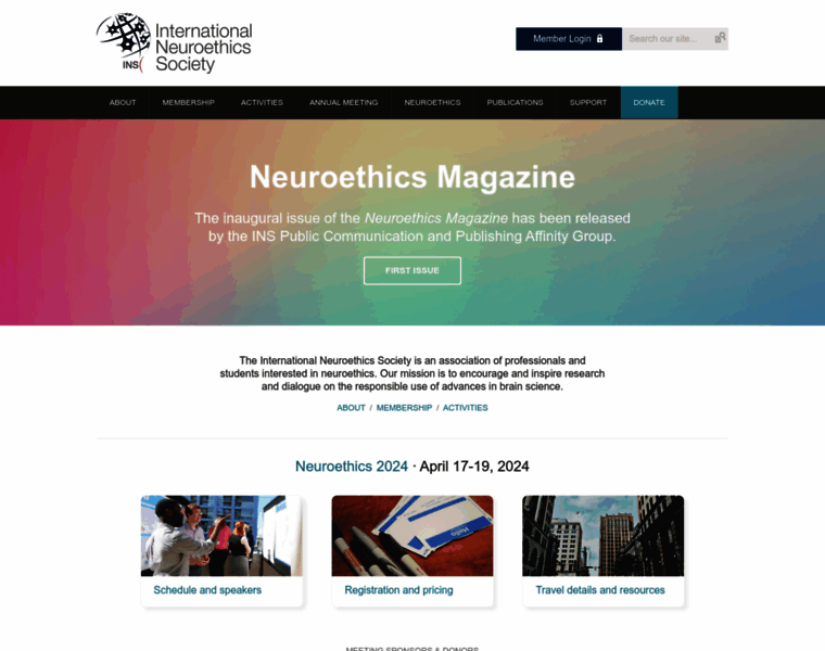 Neuroethicssociety.org thumbnail