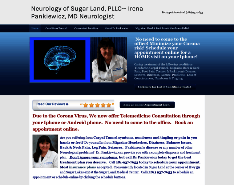 Neurologyofsugarland.com thumbnail