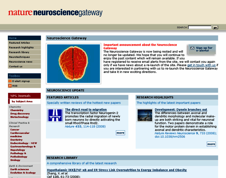 Neuroscience-gateway.org thumbnail