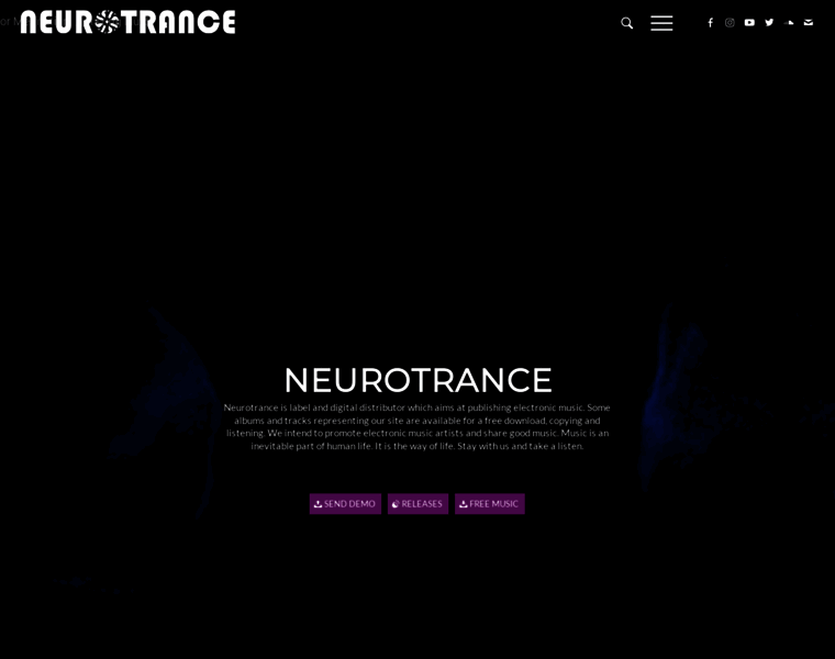 Neurotrance.org thumbnail