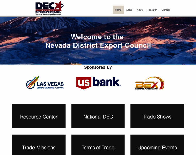 Nevadadec.org thumbnail