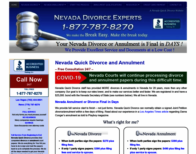 Nevadadivorce.us thumbnail