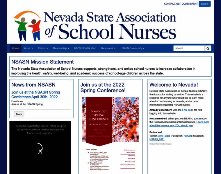 Nevadaschoolnurses.org thumbnail