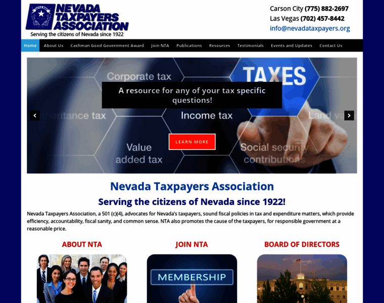 Nevadataxpayers.org thumbnail