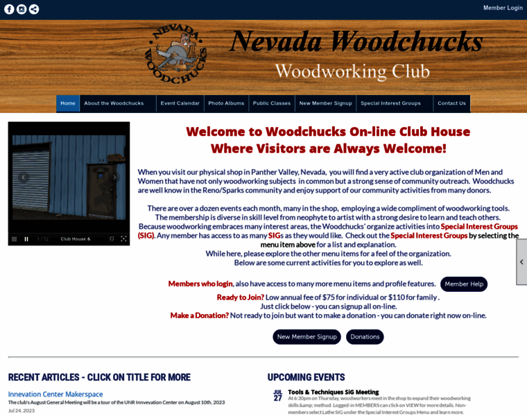 Nevadawoodchucks.org thumbnail