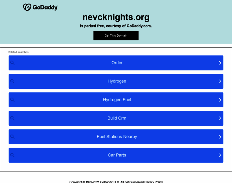 Nevcknights.org thumbnail