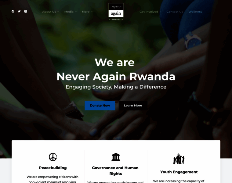 Neveragainrwanda.org thumbnail