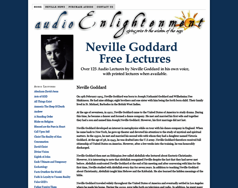 Nevillegoddardfreelectures.com thumbnail