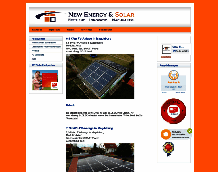 New-energy-solar.de thumbnail