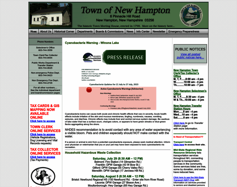 New-hampton.nh.us thumbnail