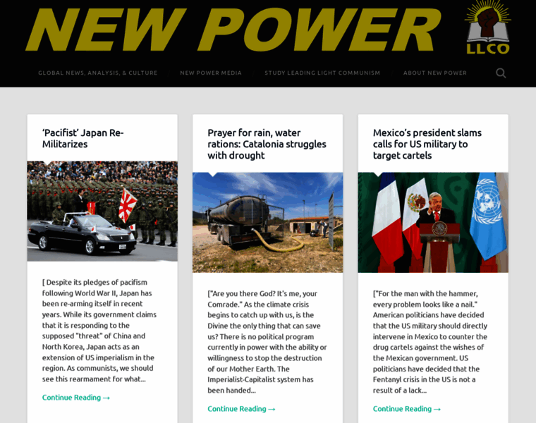 New-power.org thumbnail