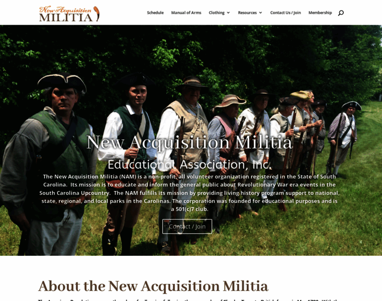 Newacquisitionmilitia.com thumbnail