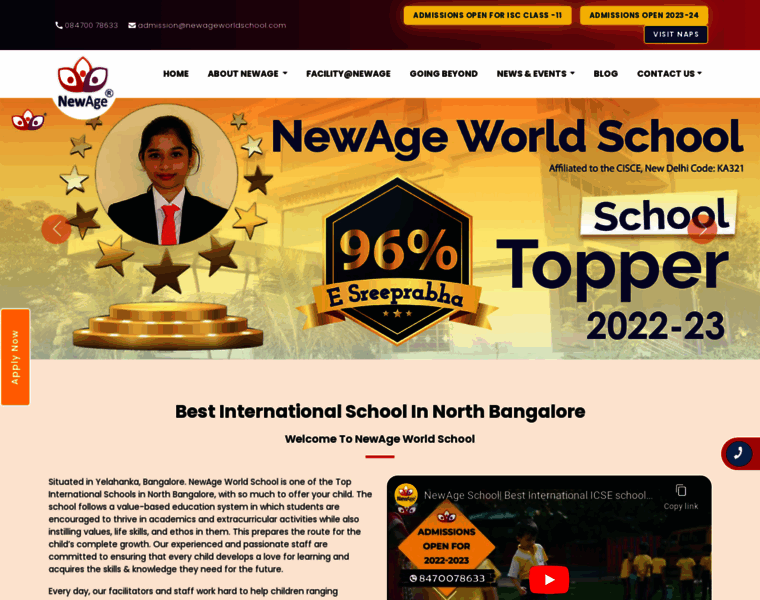 Newageworldschool.com thumbnail