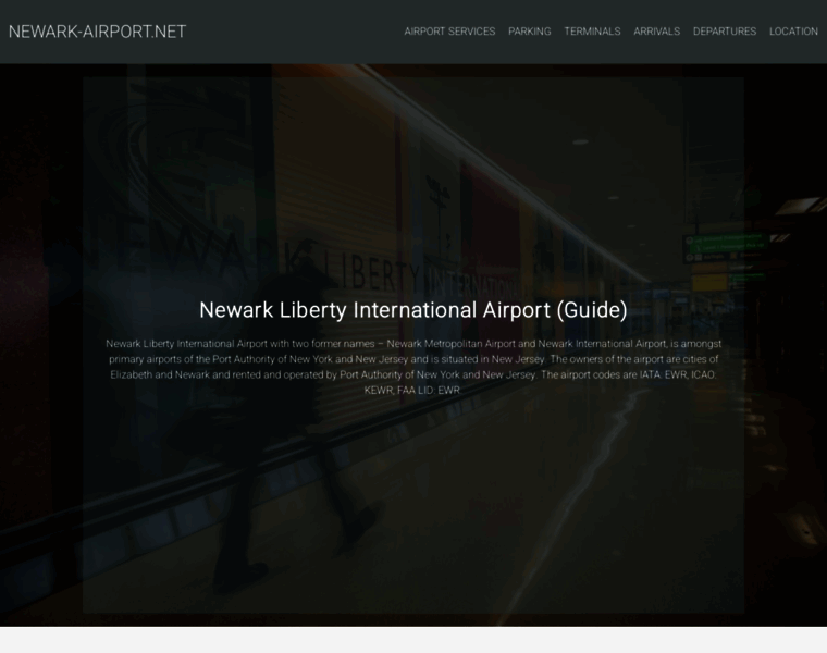 Newark-airport.net thumbnail