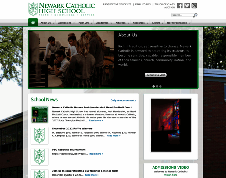 Newarkcatholic.org thumbnail