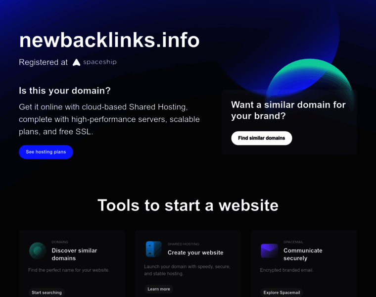 Newbacklinks.info thumbnail