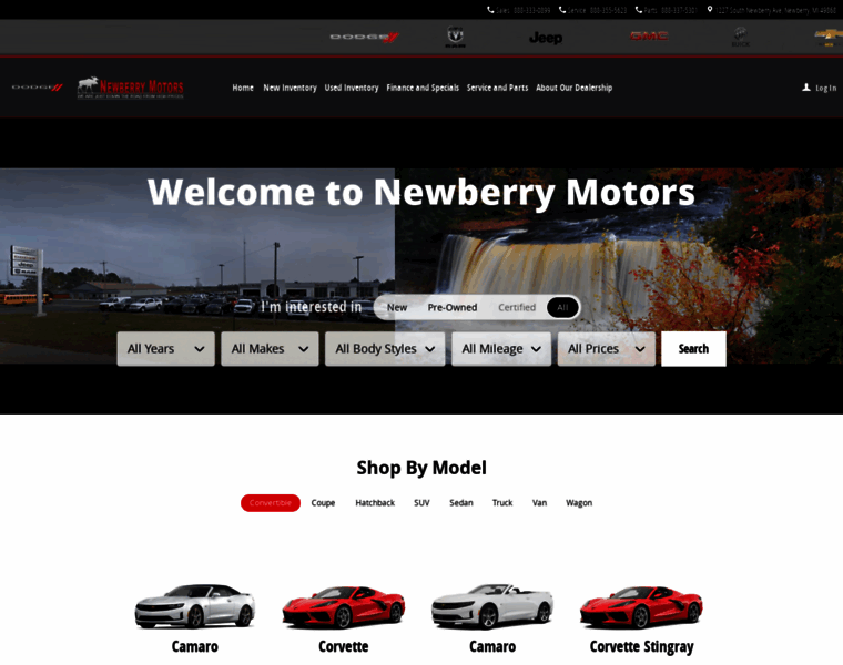 Newberrymotors.com thumbnail