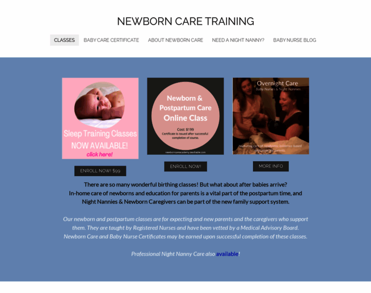 Newborncarecertified.com thumbnail