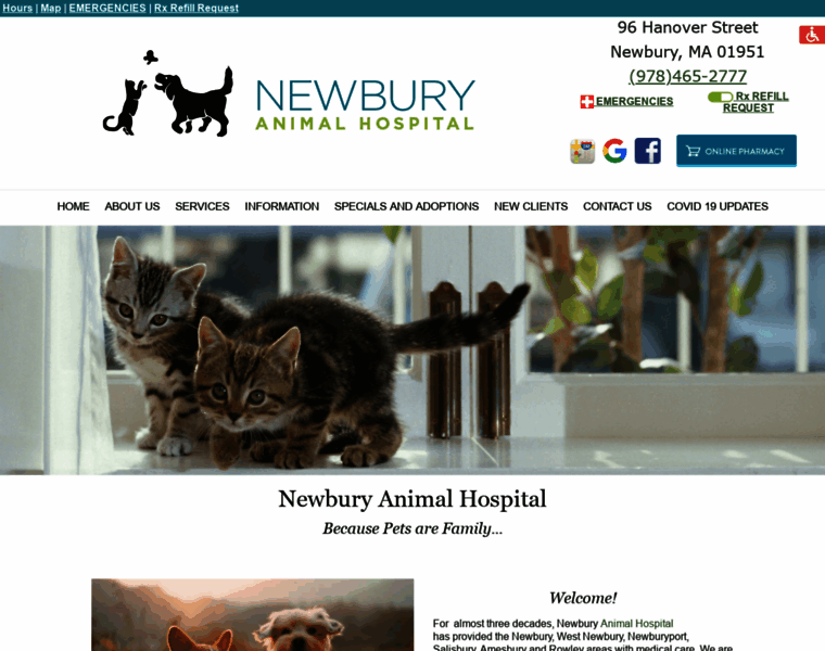 Newburyanimalhospital.com thumbnail