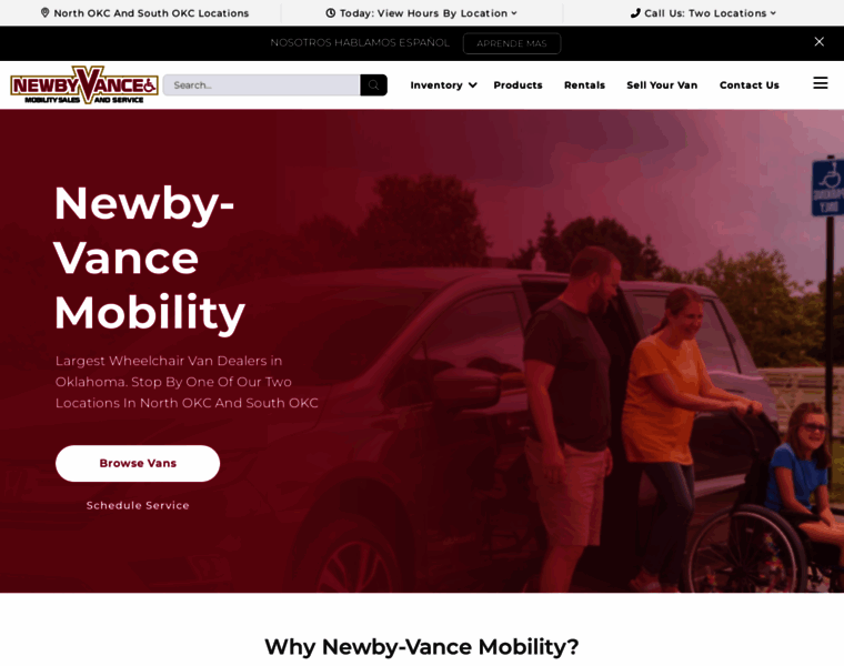 Newbyvancemobility.com thumbnail