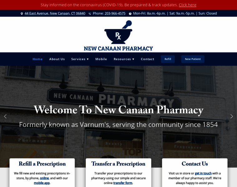 Newcanaanpharmacy.com thumbnail