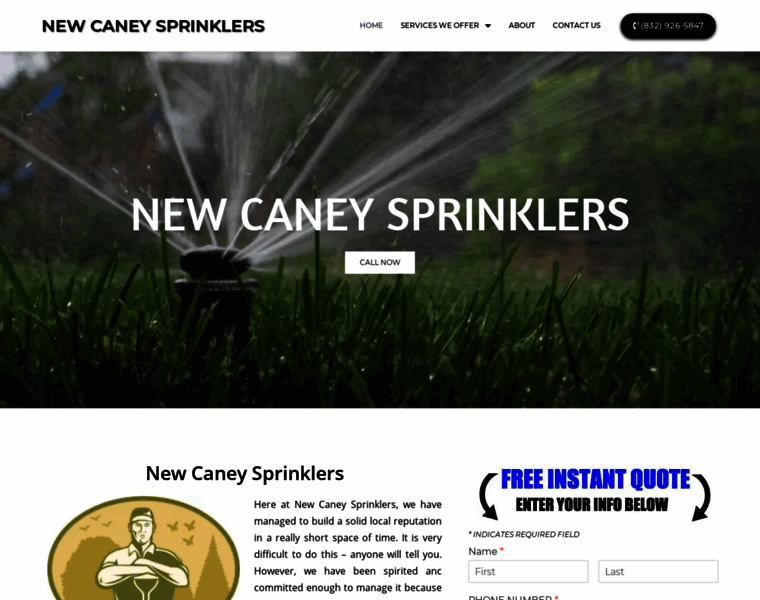 Newcaneysprinklers.com thumbnail